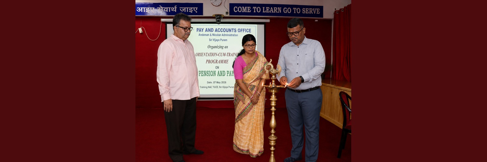 Orientation-cum-Training Programme on Pension & Pay Fixation was held at the TGCE Training Hall on 7th May 2026. The programme was inaugurated by Dr. Sachin Shinde, Commissioner-cum-Secretary
